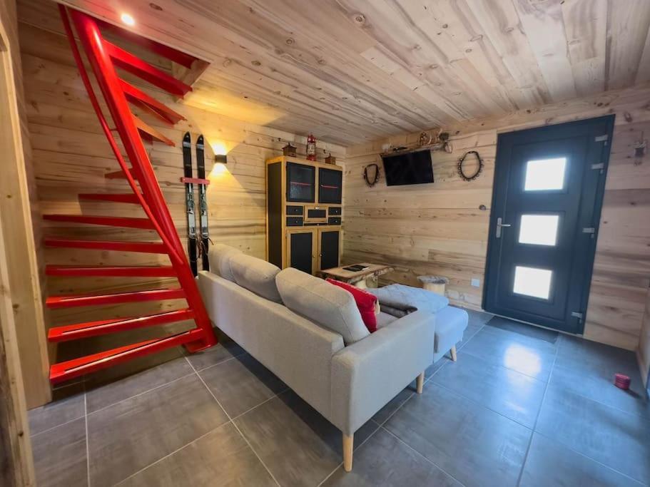 Le Refuge Perche Du Saut De La Bourrique Spa, Terrain Cloture Gerardmer Bagian luar foto