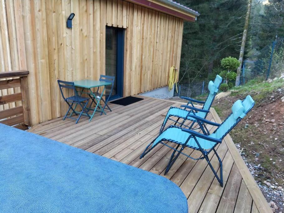Le Refuge Perche Du Saut De La Bourrique Spa, Terrain Cloture Gerardmer Bagian luar foto