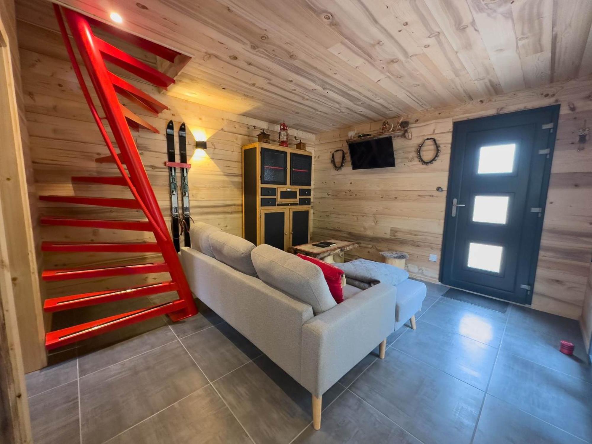 Le Refuge Perche Du Saut De La Bourrique Spa, Terrain Cloture Gerardmer Bagian luar foto